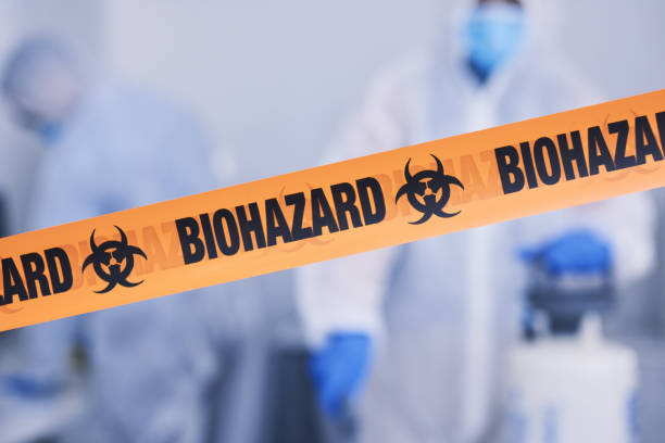 Professional Blood Cleanup technician working in Morton, WA